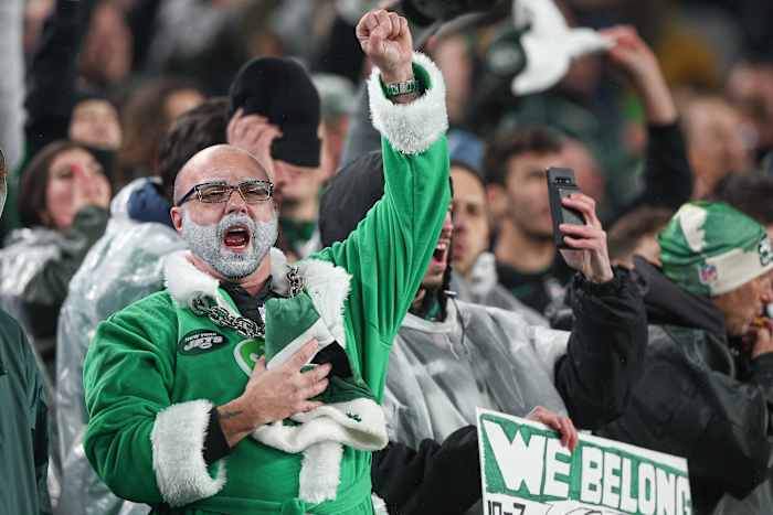 Jets' fans at the 2022 Jacksonville game